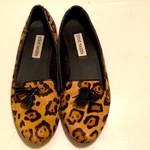 Steve Madden Cow hair Leopard Print Flats cow hair upper 9